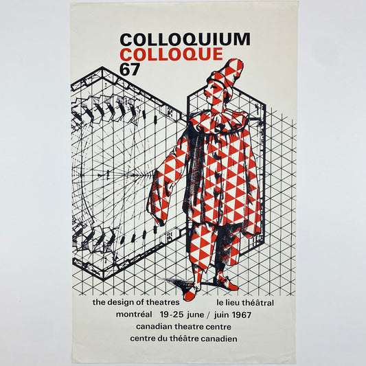 ORIGINAL POSTER - 1967 - COLLOQUIUM COLLOQUE 67